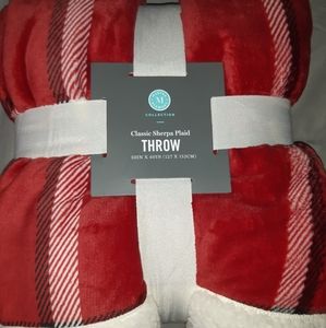 MARTHA STEWART SHERPA THROW... 50IN×60IN